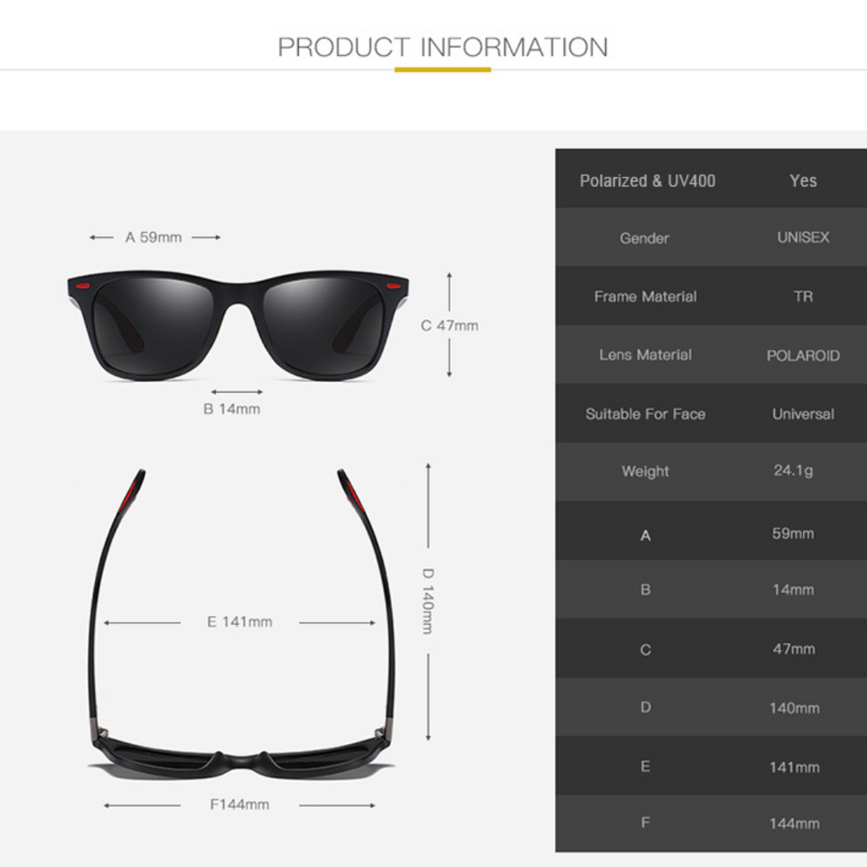 GAFAS DE SOL F-1 POLARIZADAS + UV400